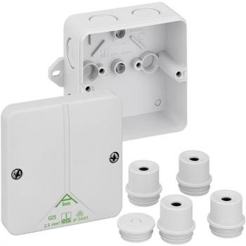 Abox Surface Mounted Junction Box 82x82mm Grey IP65