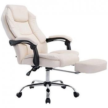 Fauteuil de Bureau Castle avec Accoudoirs et Repose-Pieds