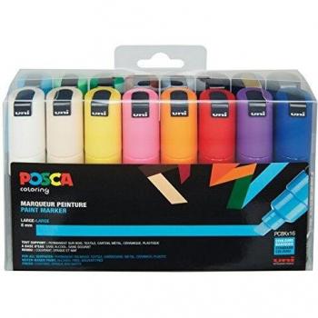 Posca Marker Set 16 Grote Punt