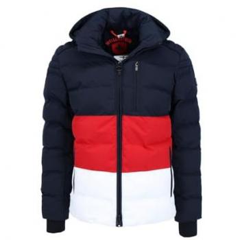 Wellensteyn Blackjack Tricolor Herrenjacke Dunkelblau Rot Cocos XXL