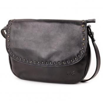 Bear Design Zwarte Crossbody met Pruiten