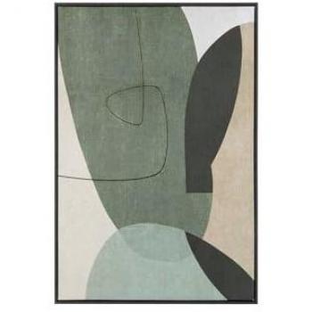 Cuadro Abstracto con Marco, 30% Pintado a Mano, 83x5x123 cm