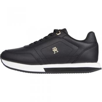 Tommy Hilfiger Freizeitschuh ELEVATED ESSENT RUNNER MONOGRAM Schwarz