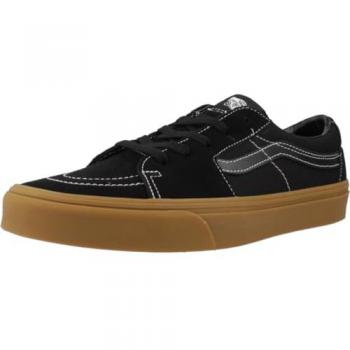 Sneakers Vans Sk8-Low aus Stoff Schwarz