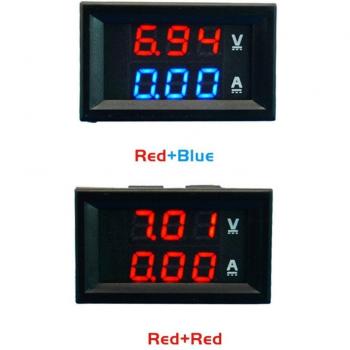 Multímetro 2 en 1 100 V / 10 A – Pantalla Azul y Roja