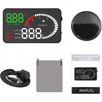 X6 5.5-Inch HUD GPS Speedometer with Overspeed Warning