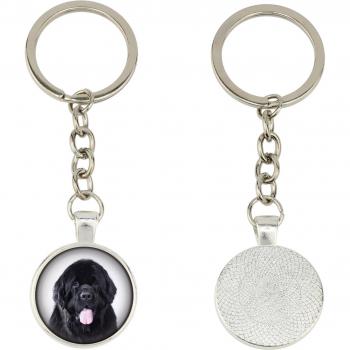 Art‑Dog Newfoundland Porte‑Clés En Boîte