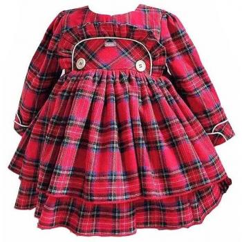 Robe d'été Lolita Courte Spécial Halloween : Rouge, Noir et Grille à l'Espagnol