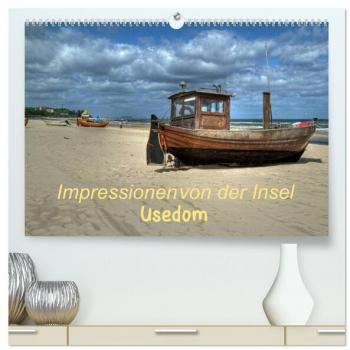 Hoschie-Media, Hoschie-Media: Impressionen von der Insel Usedom (hochwertiger Premium Wandkalender 2025 DIN A2 quer), Kunstdruck in Hochglanz