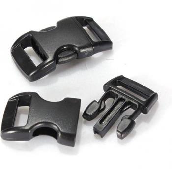 YOUGLE 100 pcs 3/8 Side Release Plastic Buckle for Paracord Bracelets