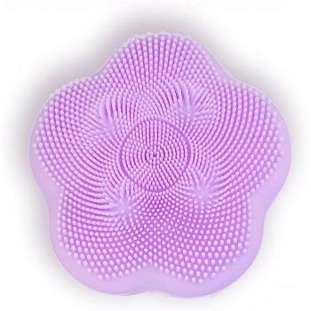 Cepillo Multifuncional Silicona de Flores y Vibración