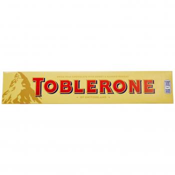Toblerone Gourmet: Leche, Miel y Turrón de Almendras 360 g