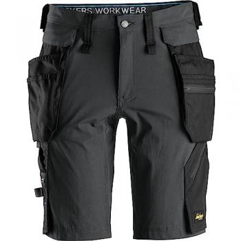 Pantalón Corto Snickers Litework Gris Acero Talla 50