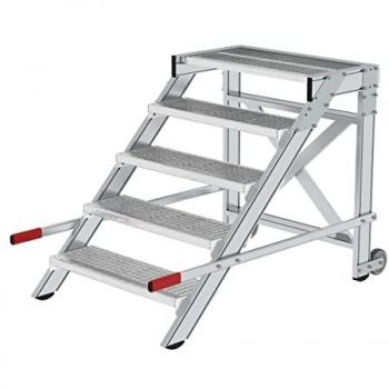 Günzburger Steigtechnik Aluminium-Arbeitspodest 5 Stufen 800 mm