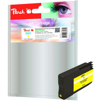 Peach PI300‑542 – Gelbe Tintenpatrone, kompatibel zu HP 951 (CN052AE) – 1 Stück