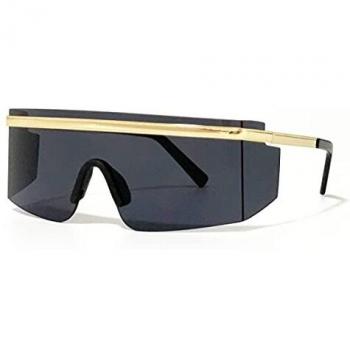AUFGLO Fashion Polarized Sunglasses (Gold frame + black)