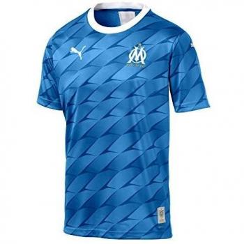 PUMA Herren OM Away Replica Trikot, Blau Azur Weiß, XL
