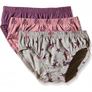 CELAVI Mädchen Slip Taillenslip W. Print (3-Pack), 8 Jahre