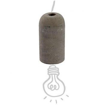 Douille Grise en Béton E27