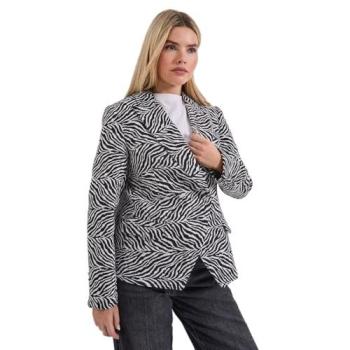 Women’s Zebra Patterned Blazer, Size 12 – Dorothy Perkins Collection