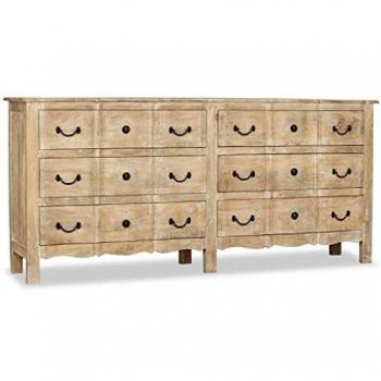 VidaXL Sideboard – Solid Mango Wood 78.7 × 15.7 × 35.4