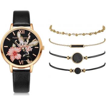 Lvpai Ladies Casual Quartz Watch with Bracelets