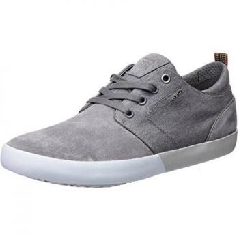 Geox U SMART B Sneakers Basse Uomo, Grigio (Stone)
