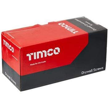 Timco 3.5 x 38mm Drywall Fine Thread Black Screws, Box of 1000