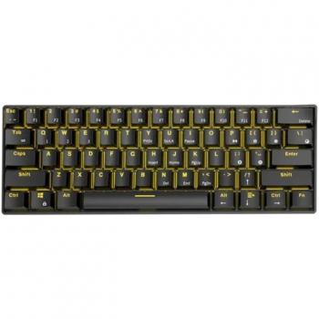 Kludge Real RK61 60% Oro/Azul, Conexión Dual y Retroiluminación