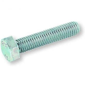 Tornillo métrico M10 x 90mm DIN 931 8.8 negro