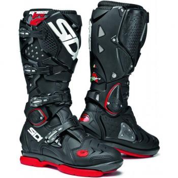 Sidi Crossfire 2 Supermoto Stiefel Schwarz/Rot 46 EU