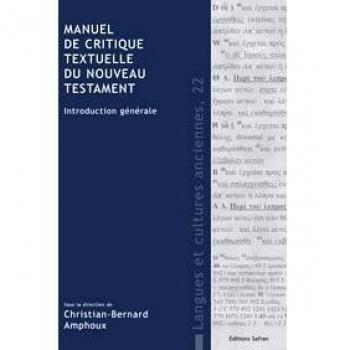 Manuel de critique textuelle du Nouveau Testament