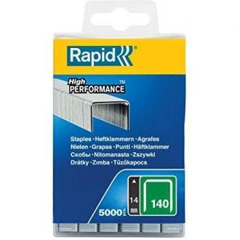 Rapid 140/14 Galvanised Staples, 14 mm, 5000 Pack
