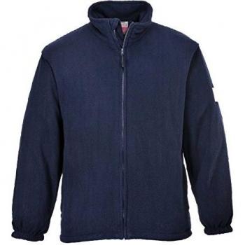 Modaflame Men's Flame Resistant Antistatic Fleece Navy S