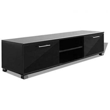 VidaXL TV Schrank Hochglanz-Schwarz 120x40,5x35 cm