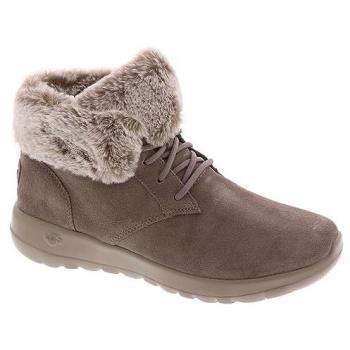 Skechers Stiefeletten On-The-Go Joy Plush Dreams 144042/DKTP Braun Damen