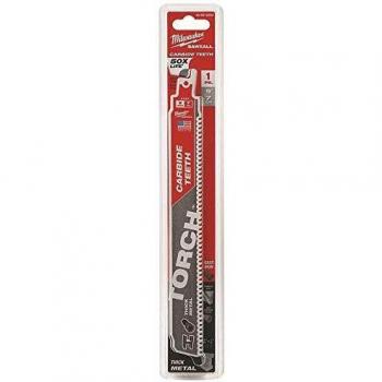 Milwaukee TORCH Carbide Teeth SAWZALL Blade – 9 (48-00-5202) – 8 TPI – Pack of 1