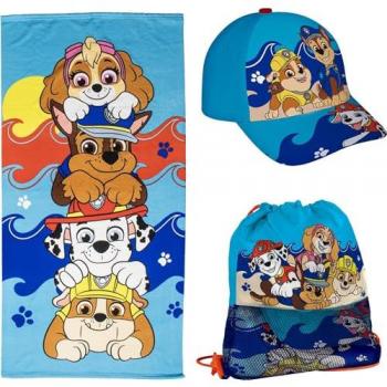 Combo Paw Patrol Playa 33x27cm + Saquito
