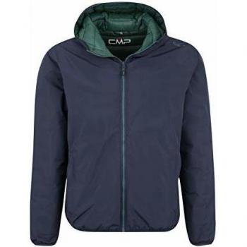 CMP Herren-Jeansjacke Fix Hood 3Z23677 – Größe 48, blau-pino 06ND