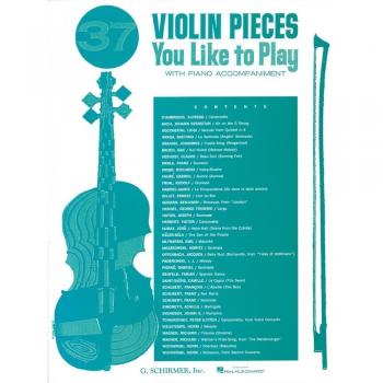 37 Violin Pieces You Like to Play With Piano Accompaniment