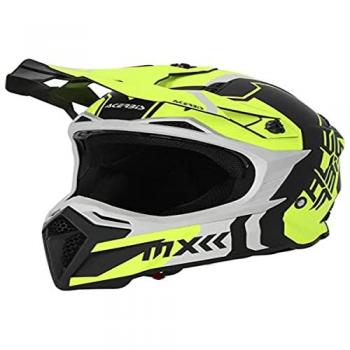 Acerbis Profile 5 Crosshelm Schwarz-Fluo Gelb 2XL