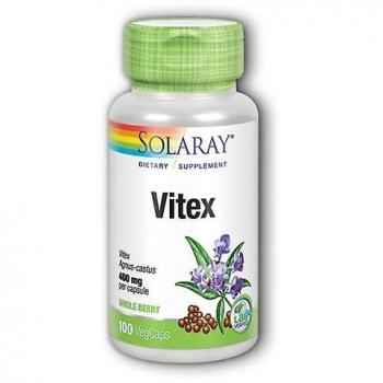 Solaray Extracto de Vitex 400 mg 100 Cápsulas