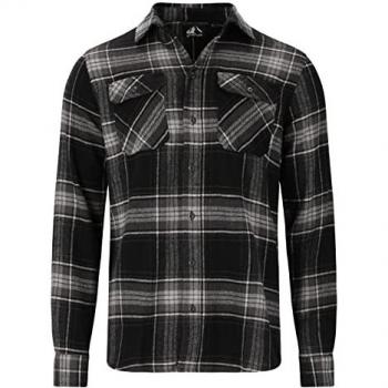 Whistler Jamba Flannel Shirt Skjorta Herr Storlek S Färg grå/svart
