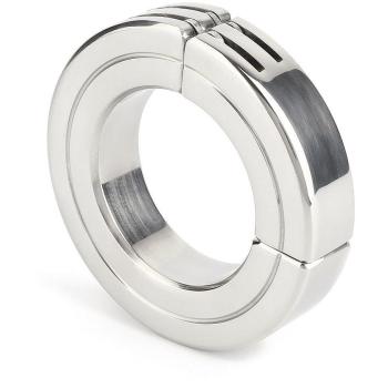 Mr. Steel Penisring mit Magnet und Scharnier 40mm Silber