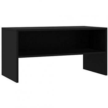 Black TV Cabinet 80x40x40 cm Engineered Wood vidaXL