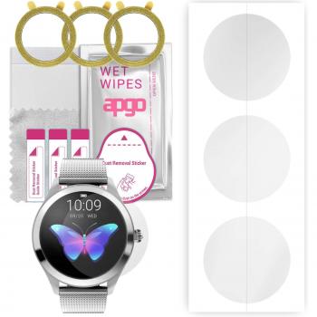 3x apgo Hydrogel Display-Schutzfilm für Oro-Med Oro-Smart Lady, inklusive Positionierungsschicht für einfache Anbringung