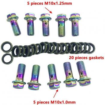 Motorcycle Brake Hose Banjo Bolt M10x1.25mm