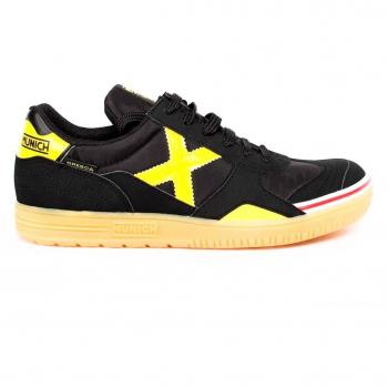 Munich Gresca Junior Indoor Football Shoes Black UK 3.5