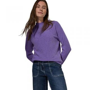 CECIL Strickpullover mit hohem Kragen