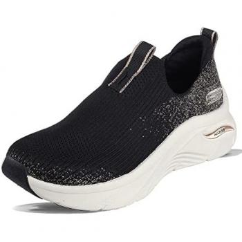 Sneakers Basse Skechers Arch Fit D'Lux Glimmer Dust Nero